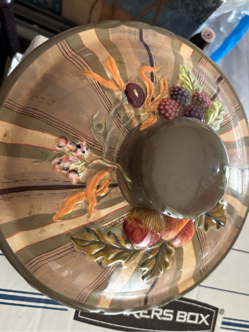 This is Tracy Porter The Octavia Hill Garden Collection Cookie Jar Canister lid.